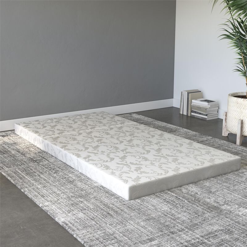 Signature Sleep 4-Inch Tri-Fold Mattress / Folding Mattress, Twin
