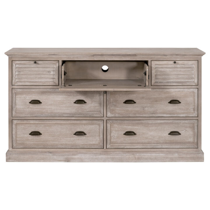 Eden 7-Drawer Media Dresser