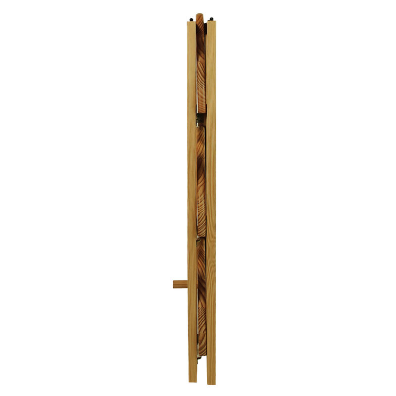 Casual Home 4-Shelf Corner Folding Bookcase, Natural