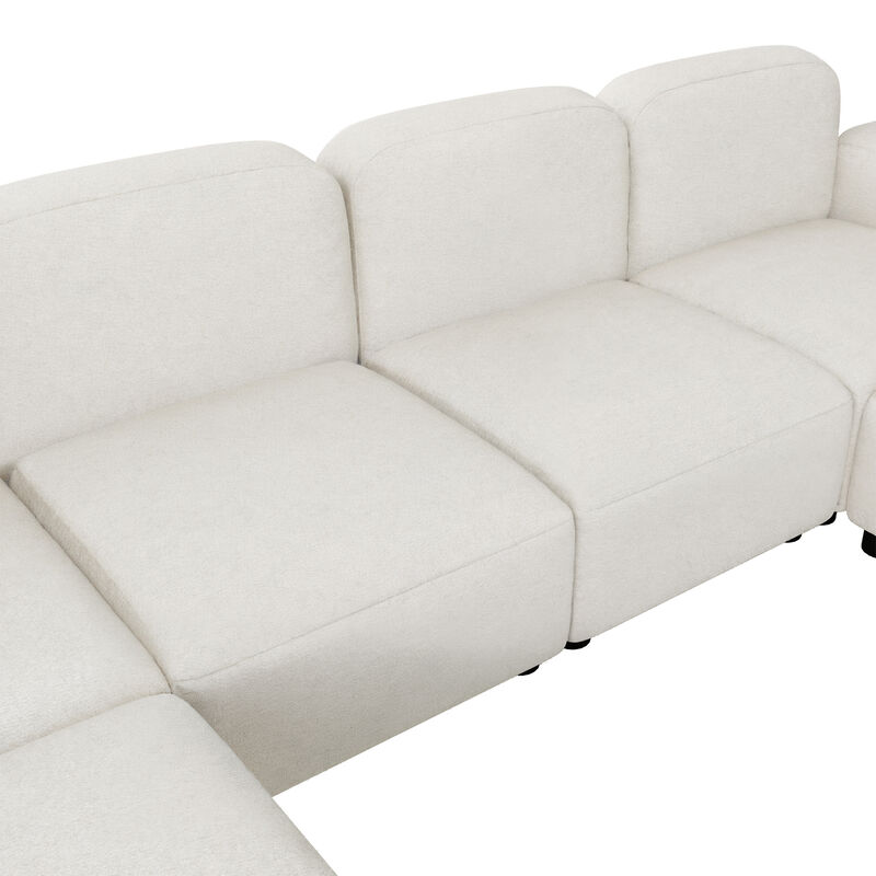 Merax Velvet Modular Sectional Sofa Couch