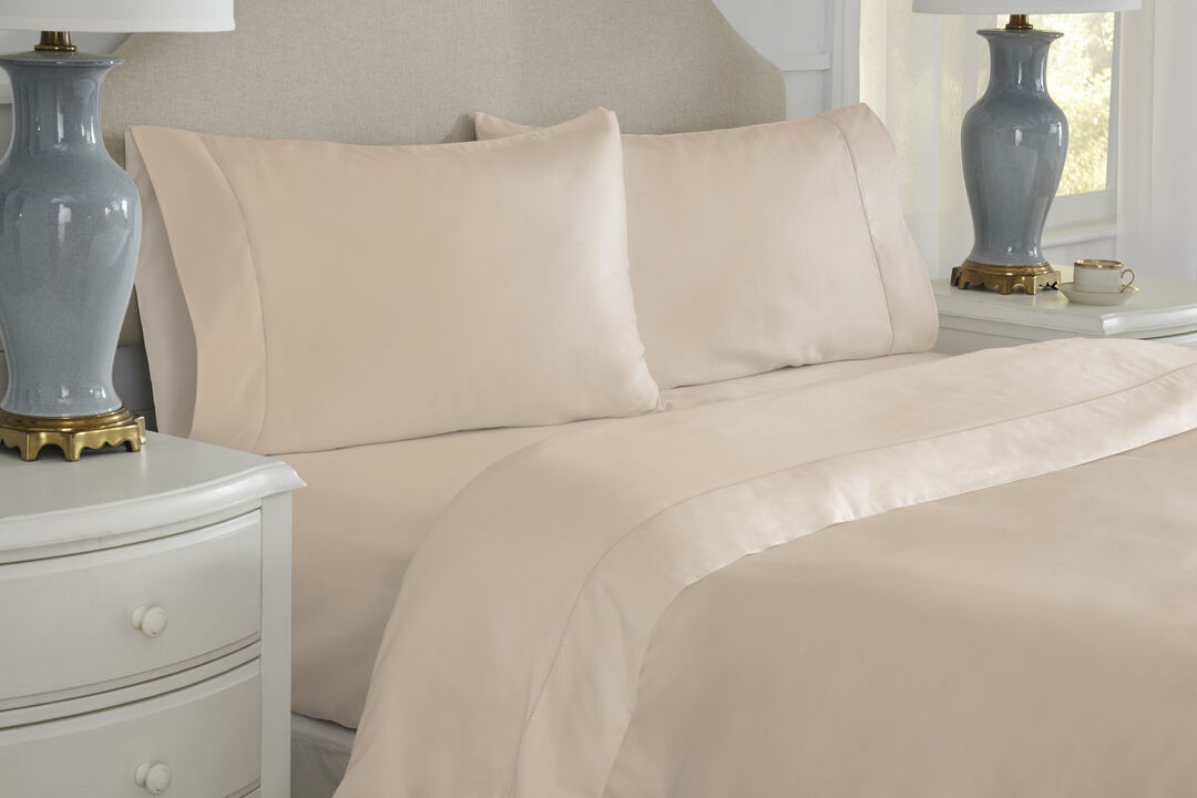 Pointehaven 525 Thread count long staple cotton deep pocket oversized 4 pc sheet set
