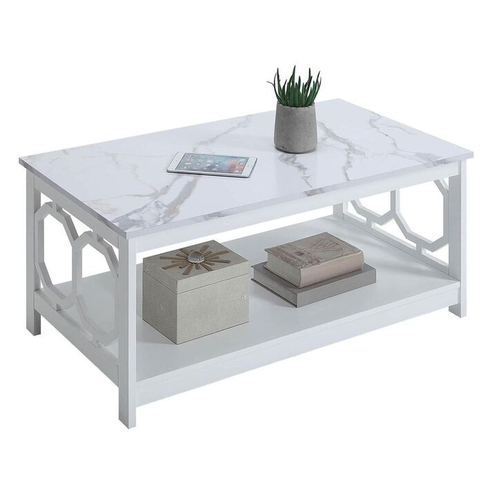 Convience Concept, Inc. Omega Coffee Table with Shelf