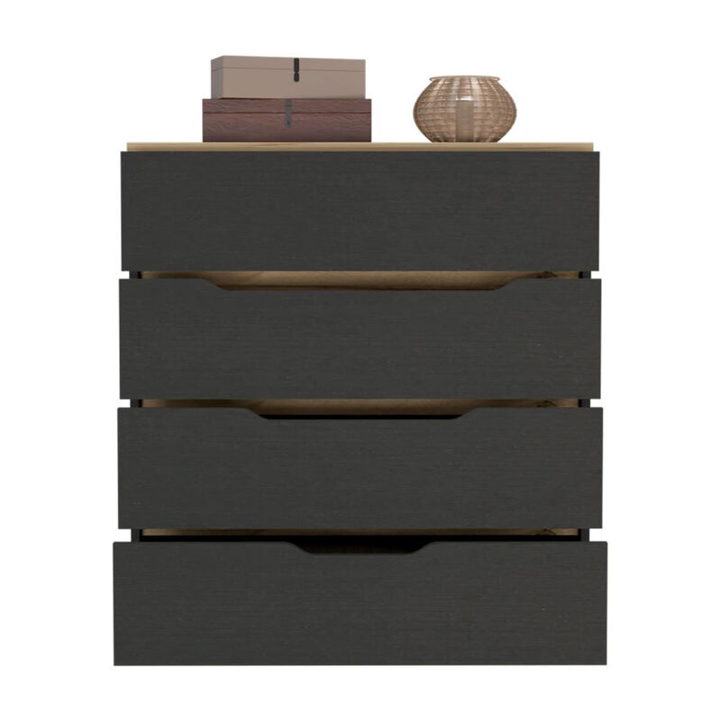 Dresser Oboe, Bedroom, Black / Light Oak