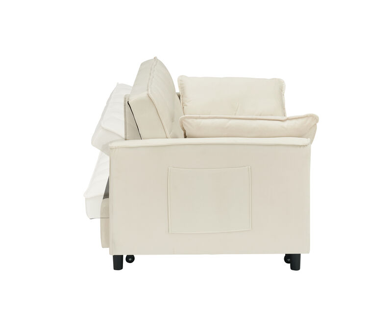 Merax Velvet Loveseat Futon Sofa Couch