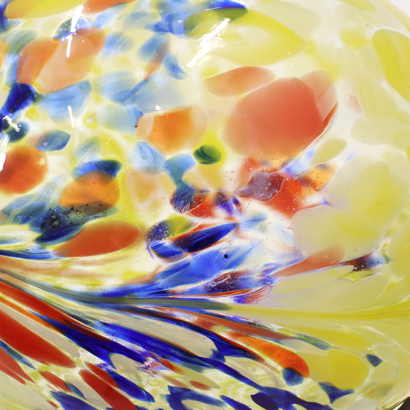 Sunnydaze Bright Summer Burst Glass Gazing Globe - 10 in