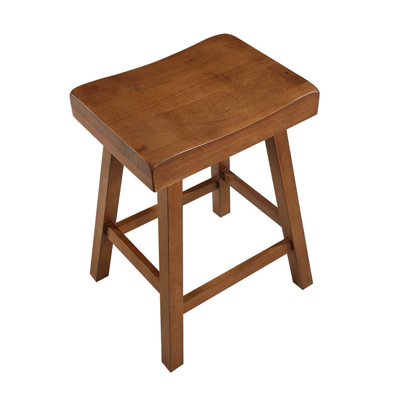 Jackson 24 in. Backless Wood Bar Stool