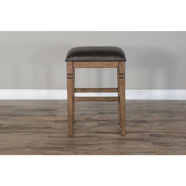 Sunny Designs Bar Backless Stool, Cushion Seat