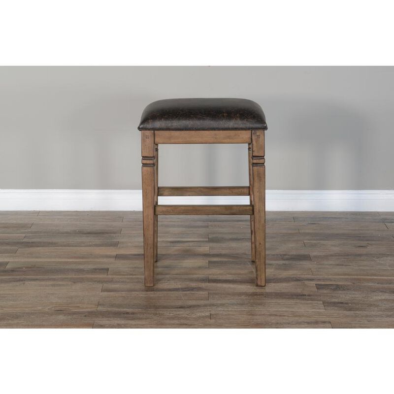 Sunny Designs Bar Backless Stool, Cushion Seat