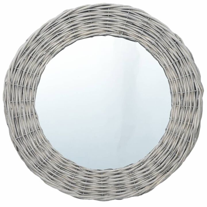 vidaXL Mirror 15.7" Wicker