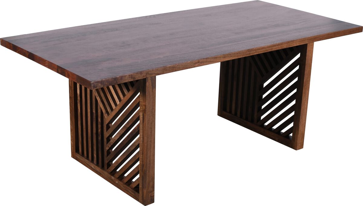 Fevano Solid Wood Rectangular Dining Table