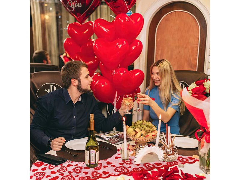 SythorYang Valentines Table Runner, Red Lace Table Runner with 2 Placemats