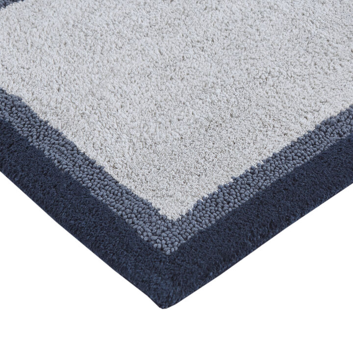 Gracie Mills Nixon Non Skid Cotton Tufted Bath Rug - 24x60"