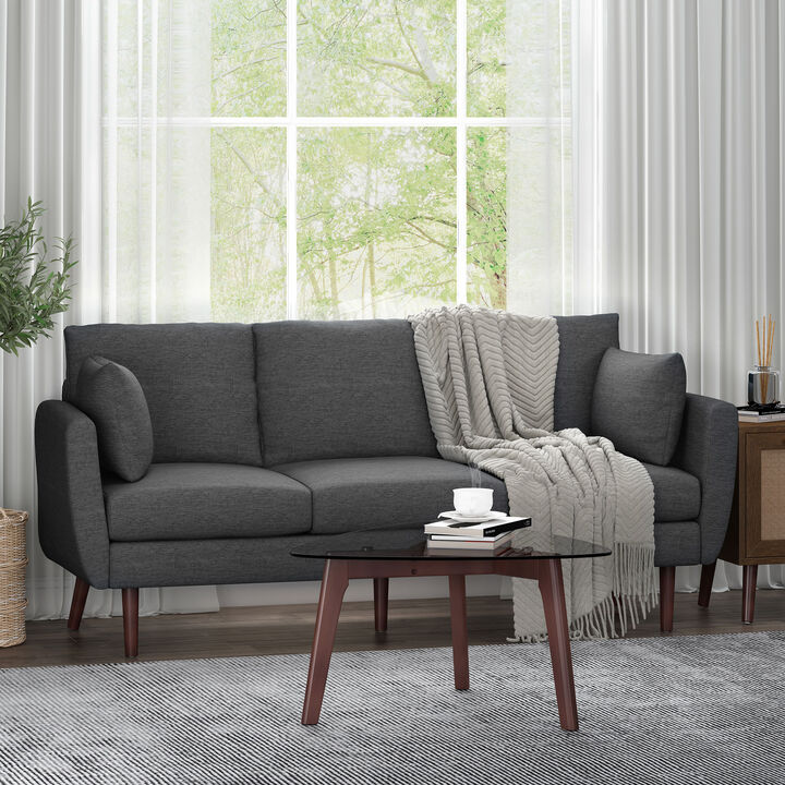 Merax 3-Seater Sofa with 2 Pillows