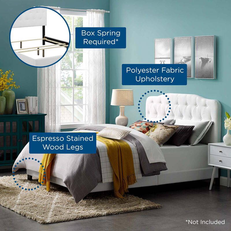 Modway - Amelia Full Upholstered Fabric Bed