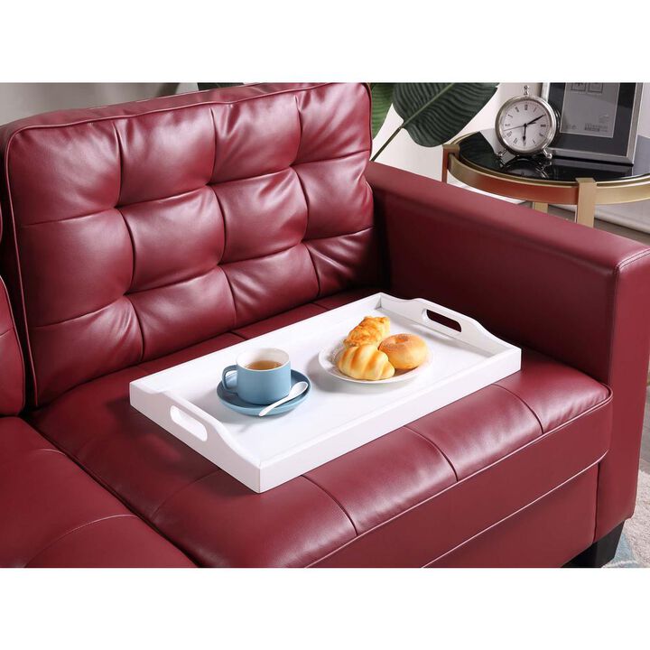 Convenience Concepts Designs2Go Serving Tray, White