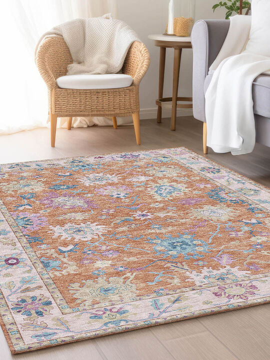 Hatay HY7 Orange 3' x 5' Rug