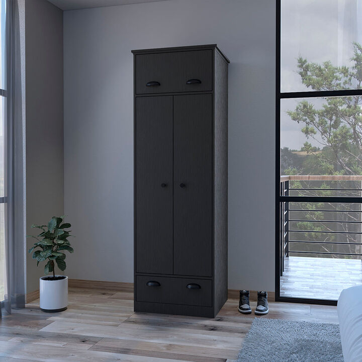 Armoire Dumas, Bedroom, Black