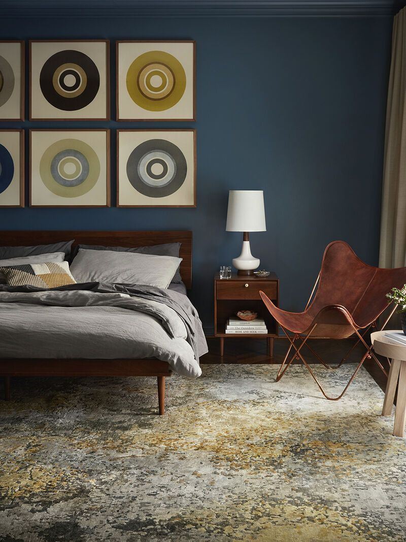 Elixir EH07 Grey/Peridot 5'6" x 8'6" Rug