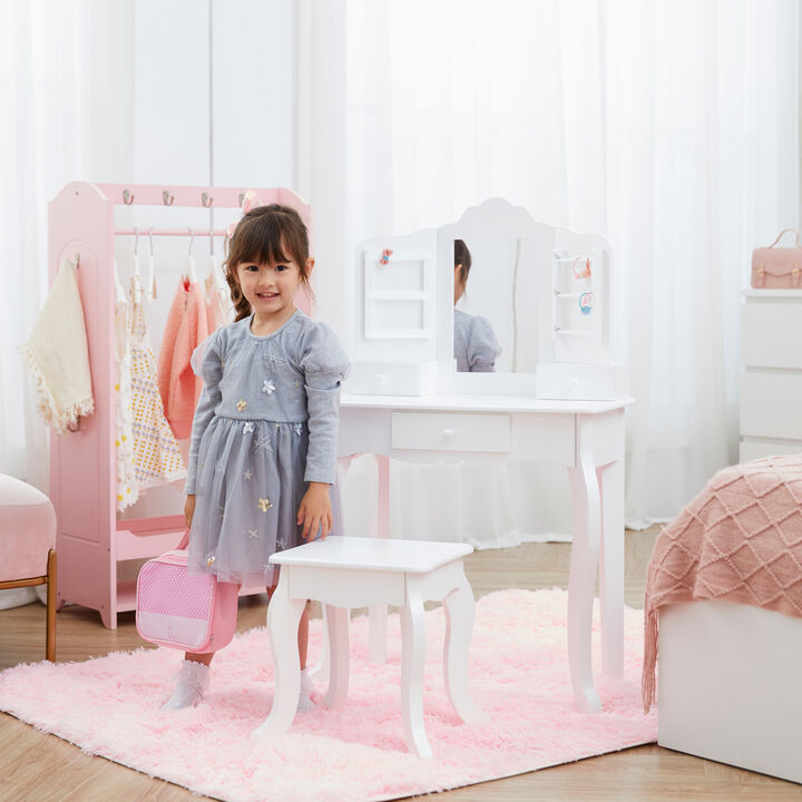 Fantasy Fields - Little Princess Anna Medium Play Vanity - White