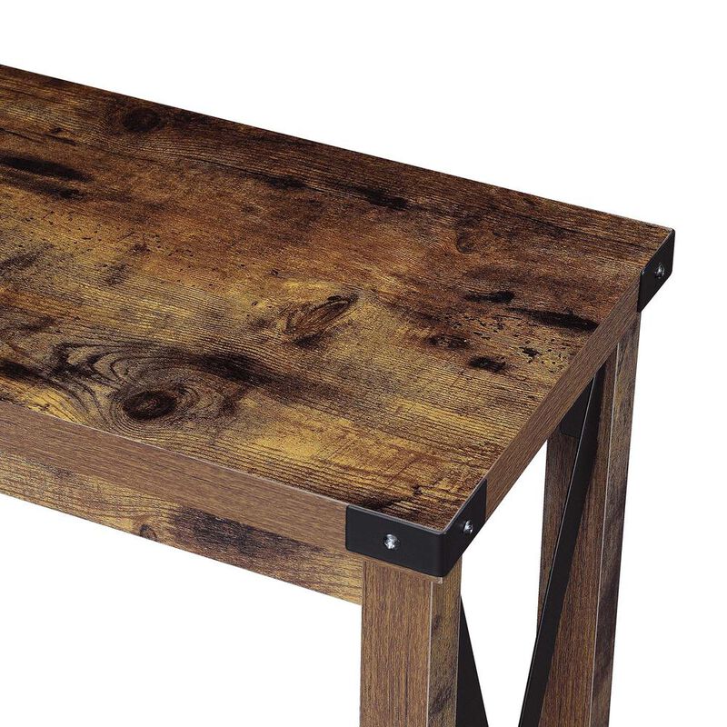 Convenience Concepts Durango Console Table, Barnwood/Black