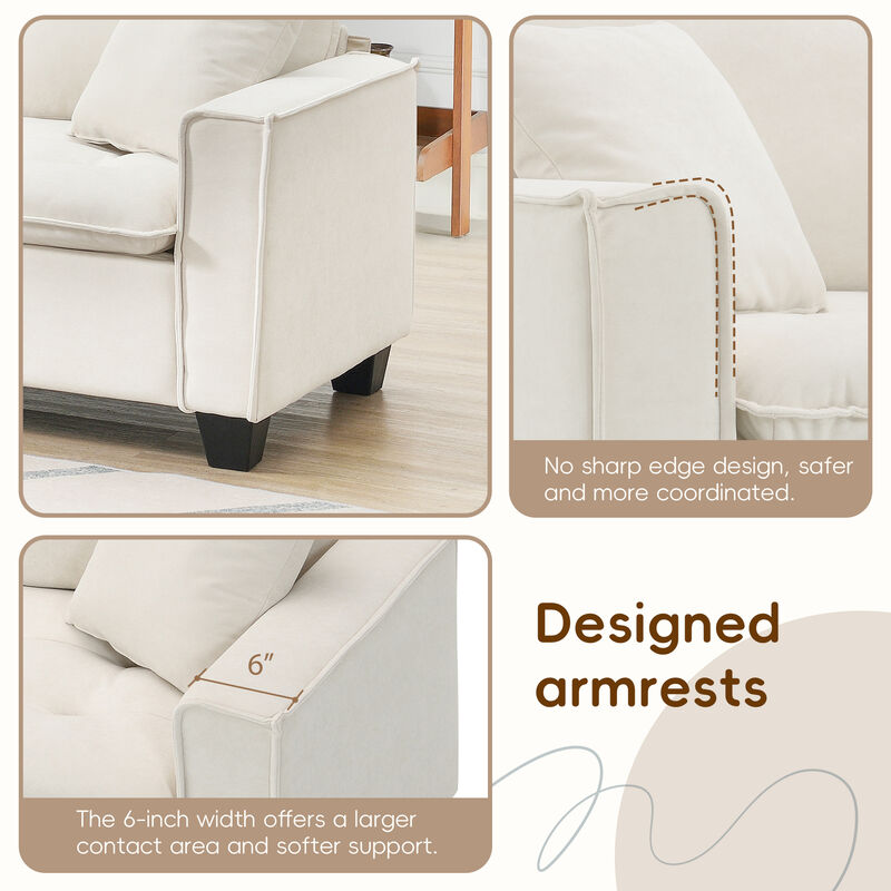 Merax Modern Convertible Sectional Sofa