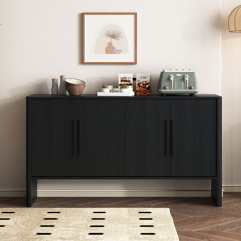 Merax Retro Sideboard Cabinet with Adjustable Shelves