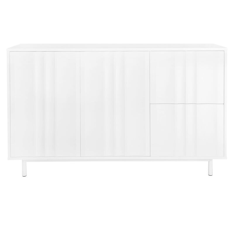 Merax Wave Pattern Storage Cabinet MDF