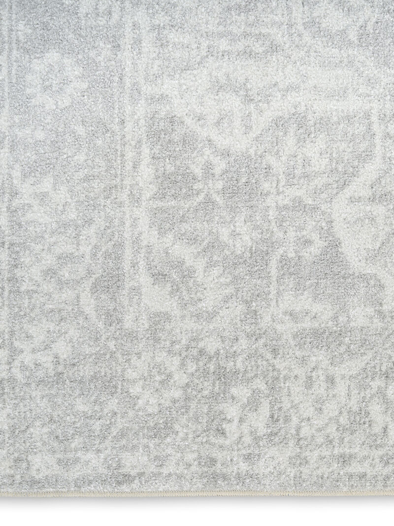 Astra Machine Washable ASW12 Gray 4' x 6' Rug