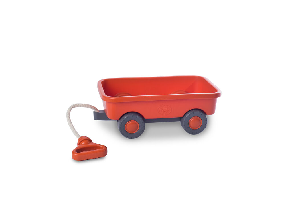 Orange Toy Wagon