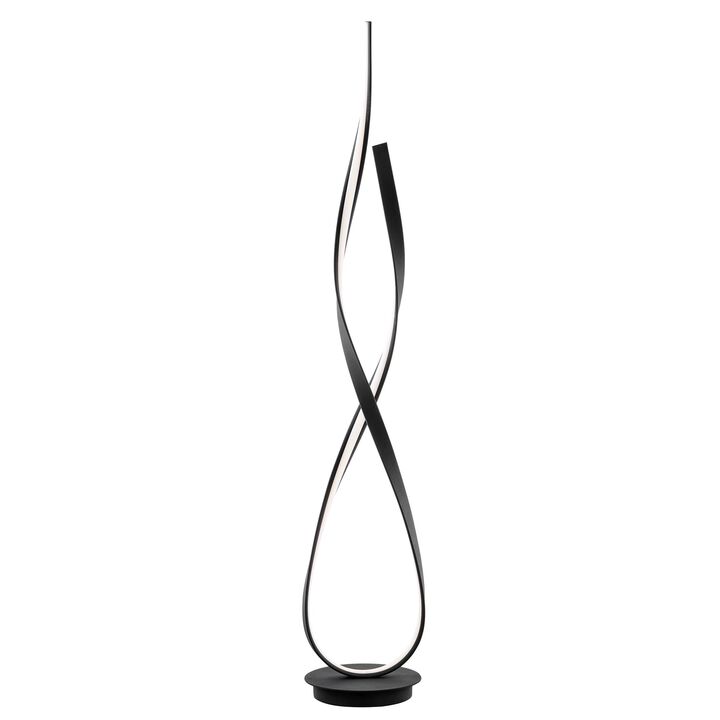 Vienna Floor Lamp Matte Black Metal Dimmable Integrated LED
