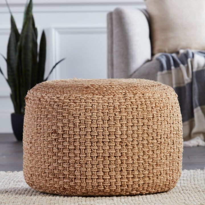 SABA OTTOMAN CYL Macadamia