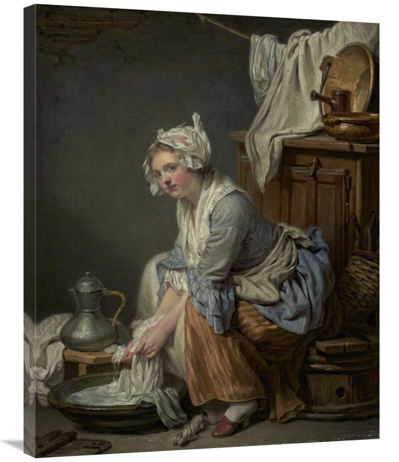 The Laundress (La Blanchisseuse)-Canvas Art-28x35