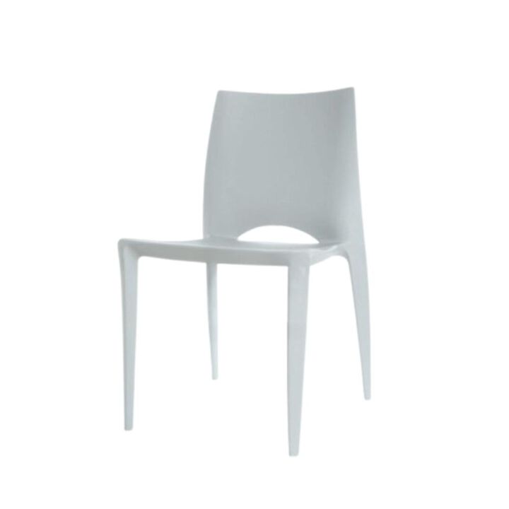 Commerical Seating Products Light Grey Crescent Dining Chairs