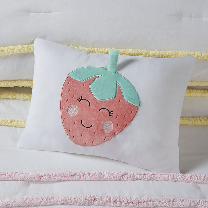 Gracie Mills Tanwen Chenille Trimmed Cotton Kids' Comforter Set