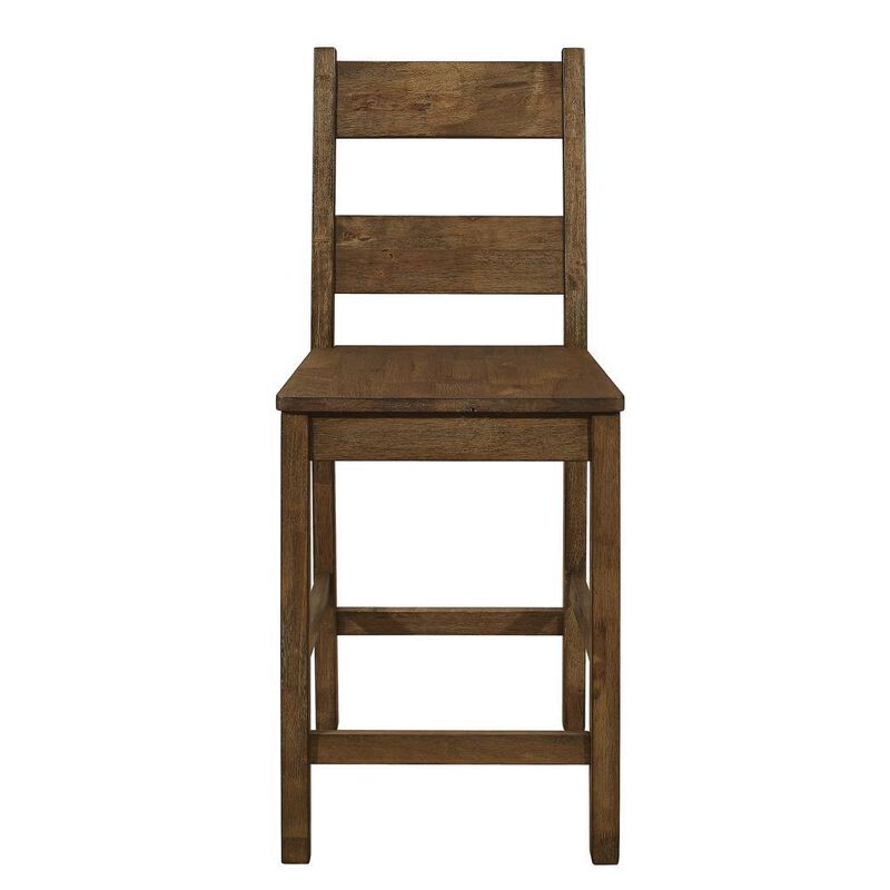 Coleman Counter Height Stools Rustic Golden Brown (Set of 2)