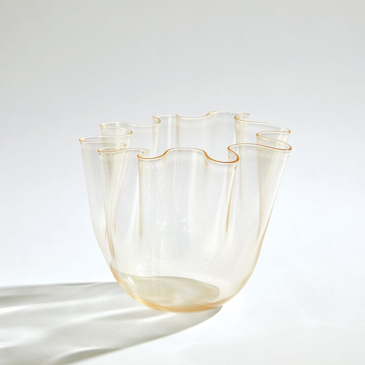 Handkerchief Large Gold Vase