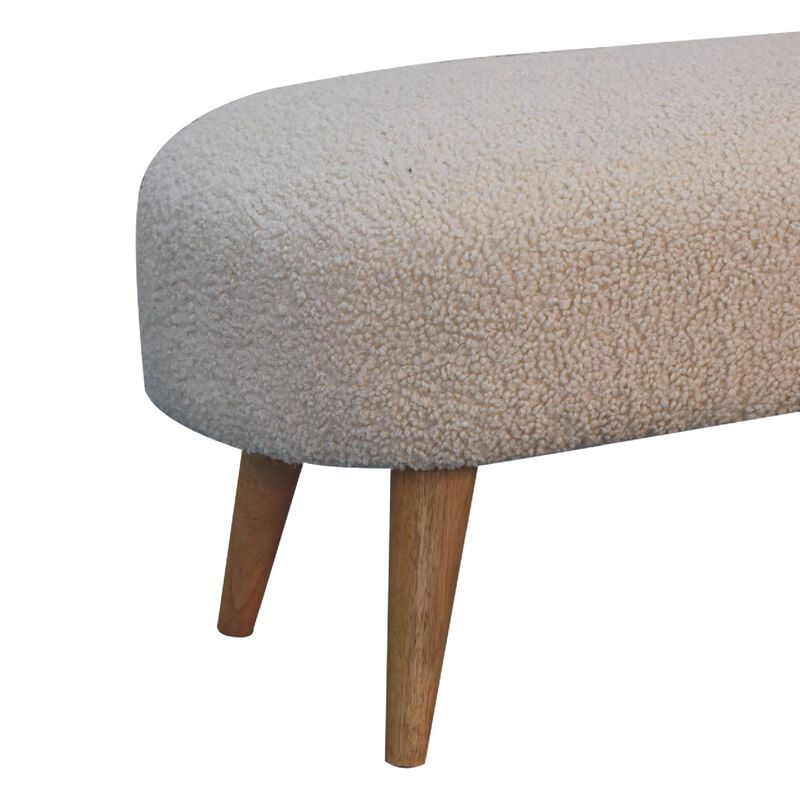 Artisan Furniture Boucle  Solid Wood Hallway Bench