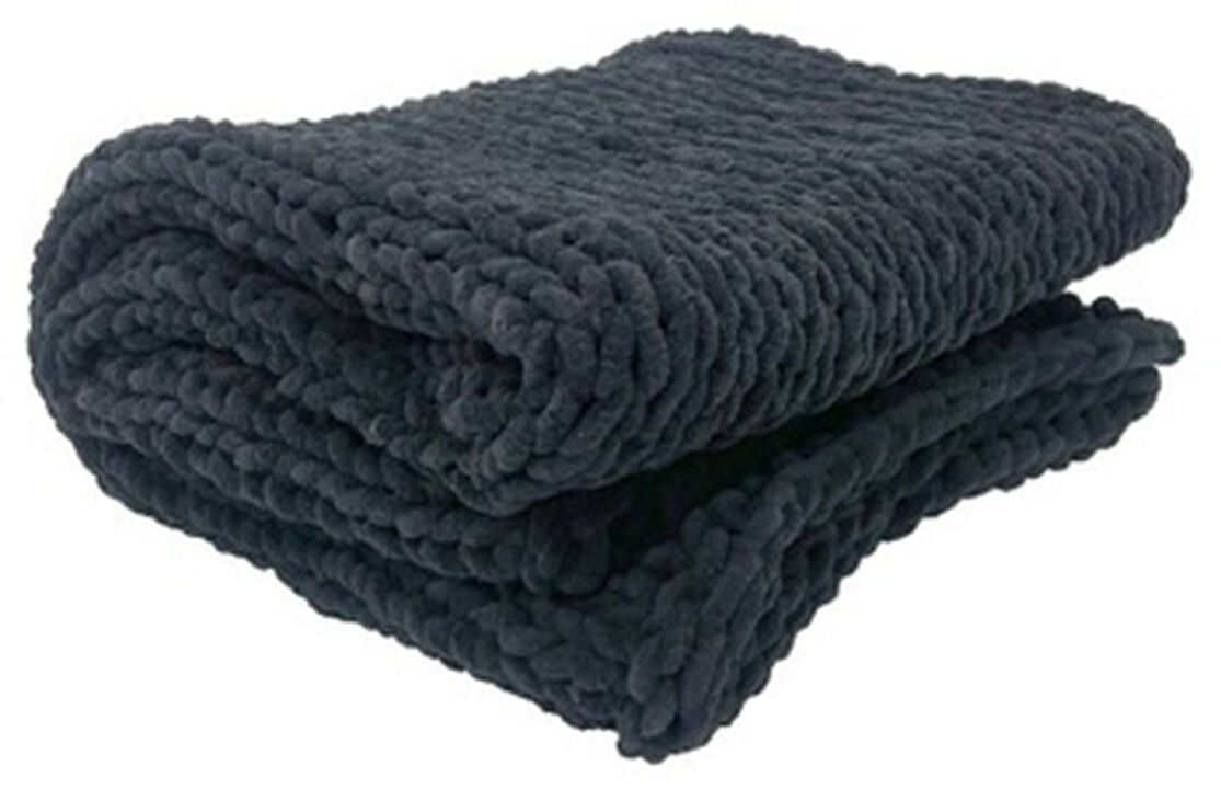 Chaddon Throw - Black (Set of 3)