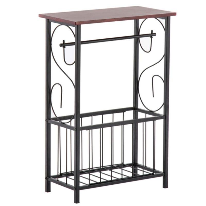 Multifunctional Bathroom Table Versatile Indoor Side Table for Storage & Decor