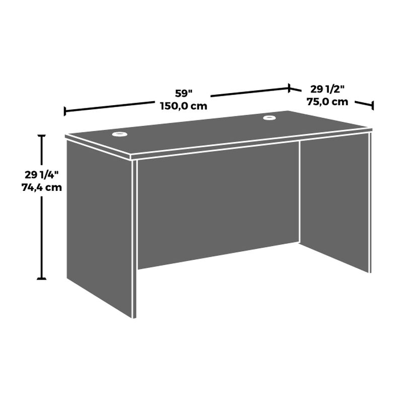 Affirm 60" Desk Shell