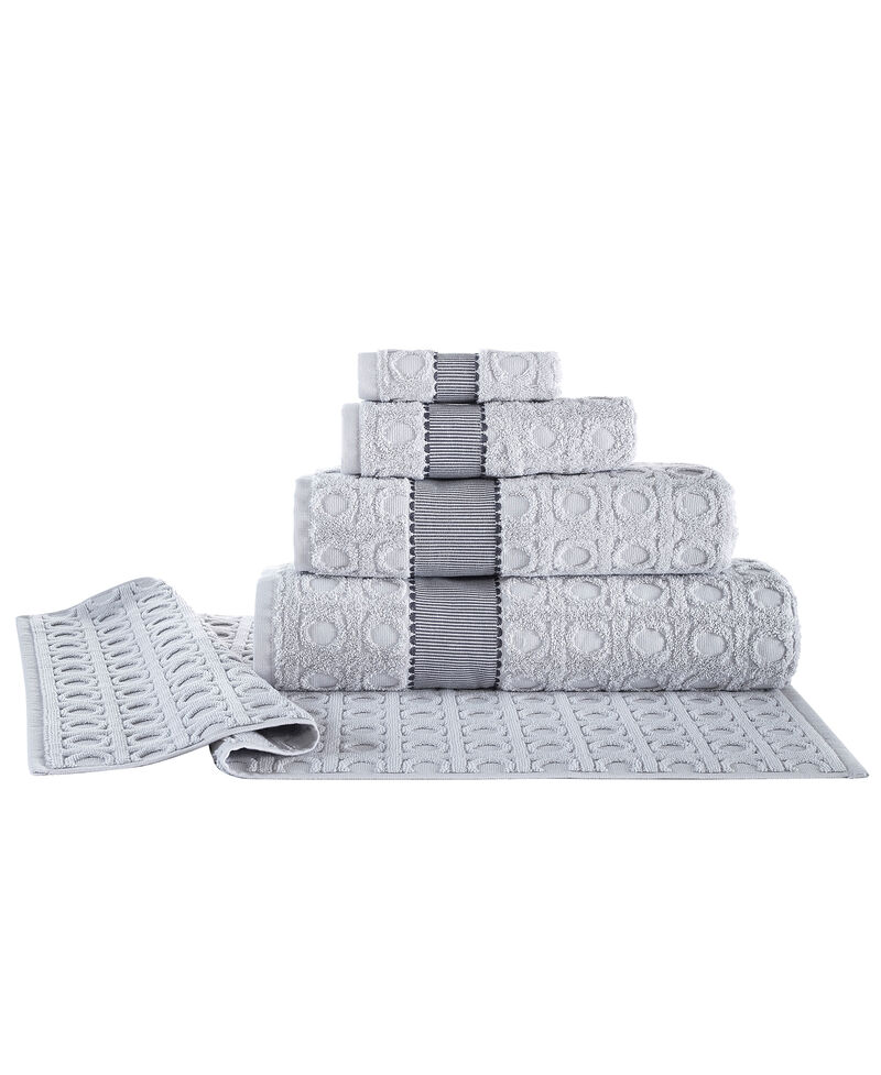 Brooks Brothers Circle in Square 2 pcs Wash Towels