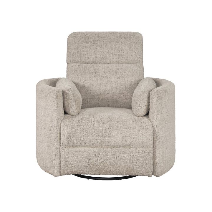 Parker Living Burlap Manual Swivel Recliner Two Pack