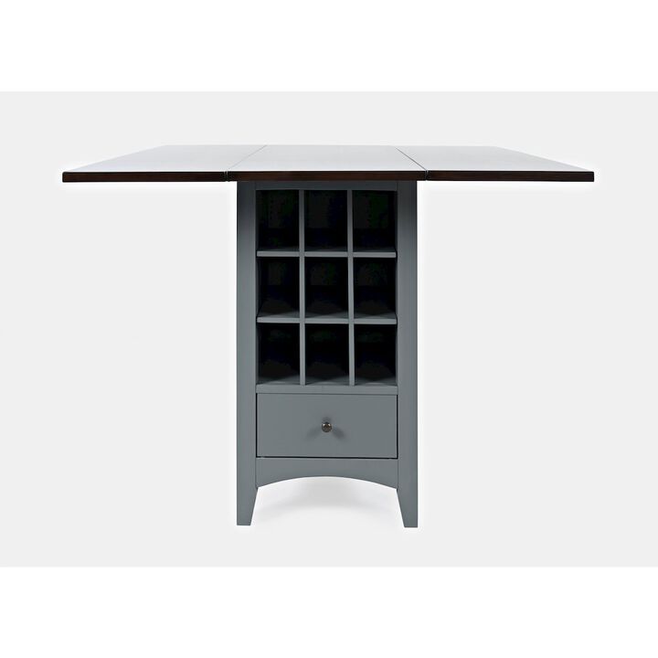 Jofran Storage Counter Drop Leaf Dining Table
