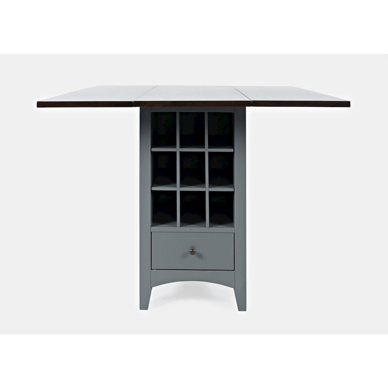 Jofran Storage Counter Drop Leaf Dining Table