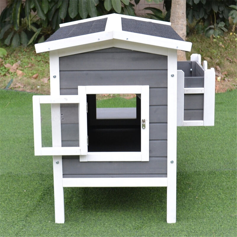 Wooden Cat House – Cozy Indoor Shelter for Cats