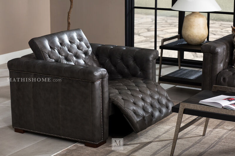 Savion Gravel Power Recliner