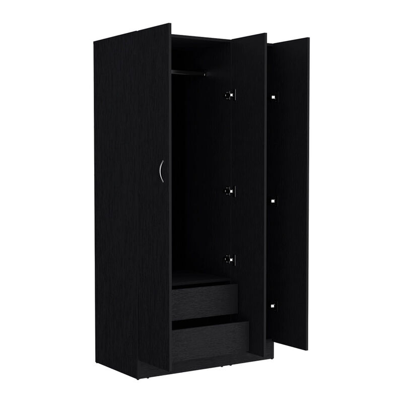 Wardrobe Erie, Bedroom, Black