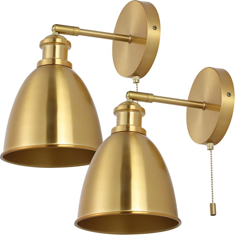 Hudson Farmhouse Bohemian Iron LED Sconce (Set of 2)