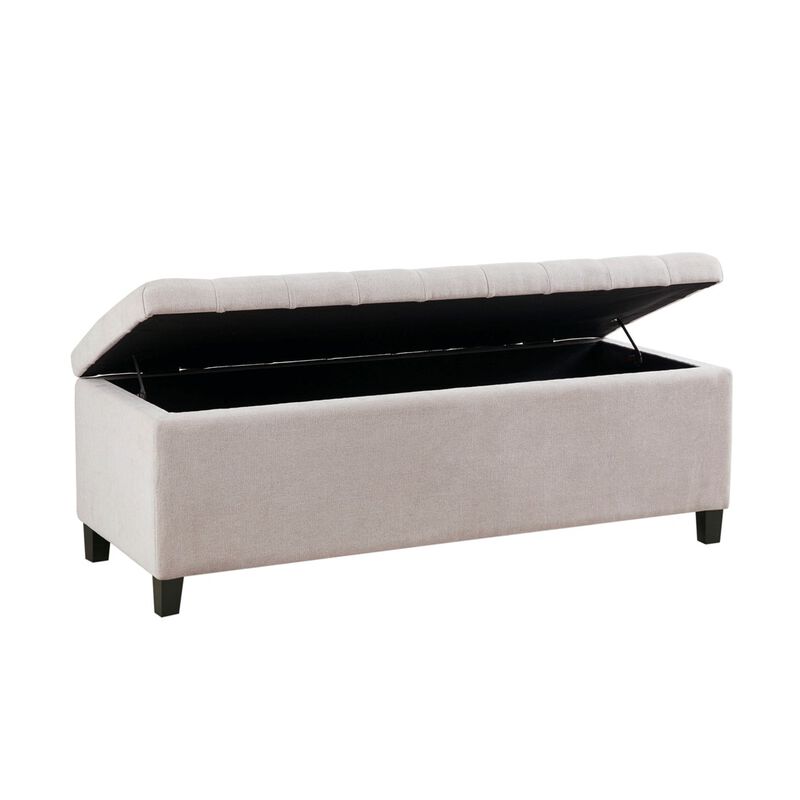 Tufted Top Storage Bench, Belen Kox