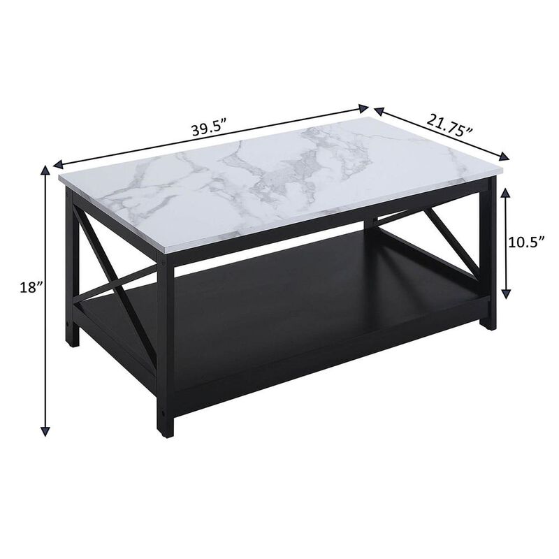 Convience Concept, Inc. Oxford Coffee Table with Shelf